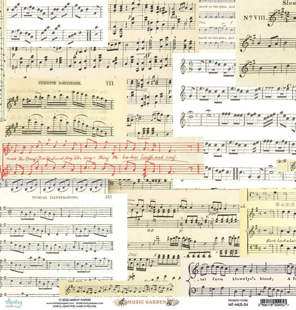 Mintay Papers - Music Garden - 04 - 12x12"