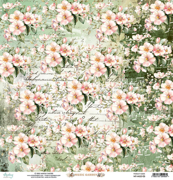 Mintay Papers - Music Garden - 05 - 12x12"