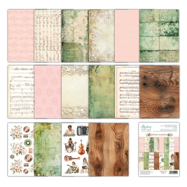 Mintay Papers - Music Garden - Add On Paper Pad - 6 x 8"