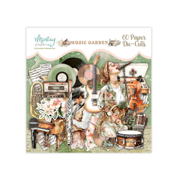 Mintay Papers - Music Garden - Ephemera - die cuts