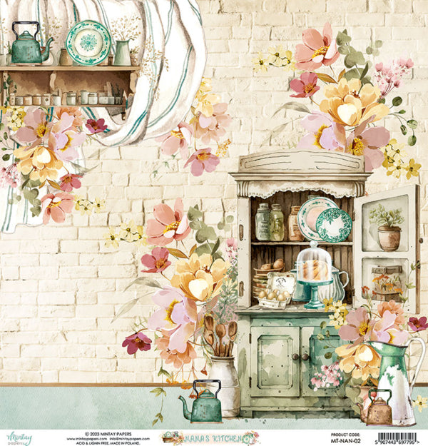 Mintay Papers - Nana's Kitchen - 02 - 12x12"