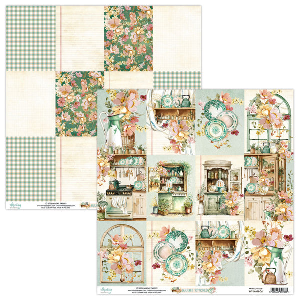 Mintay Papers - Nana's Kitchen - Paper Pack - 12 x 12"