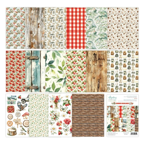 Mintay Papers - Summer Highlands - Add On Paper Pad - 6 x 8"