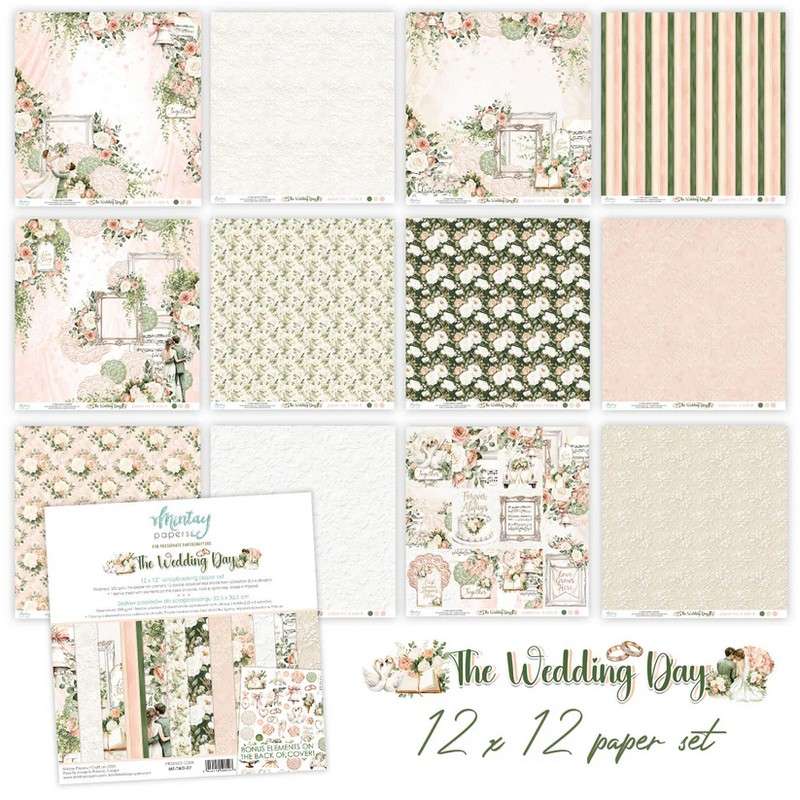 Mintay Papers - The Wedding Day - Paper Pack - 12 x 12"