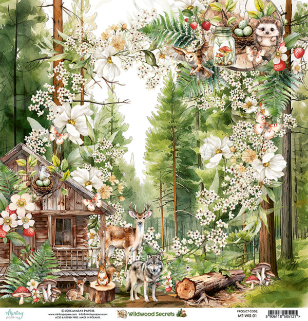 Mintay Papers - Wildwood Secrets - 01 - 12x12"