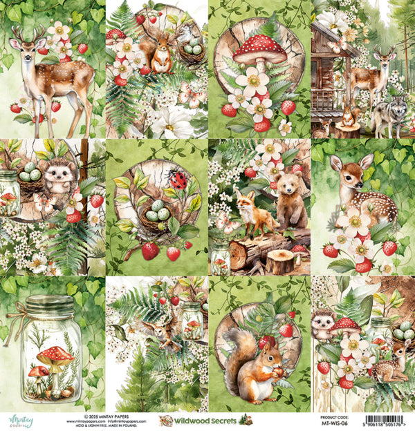 Mintay Papers - Wildwood Secrets - 06 - 12x12"