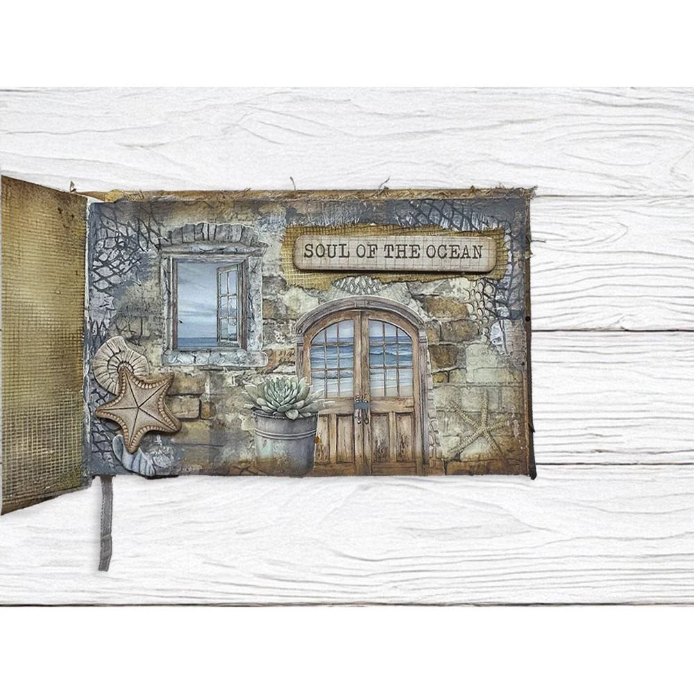 Stamperia - Silent Sea - Clear Stamp - Textures