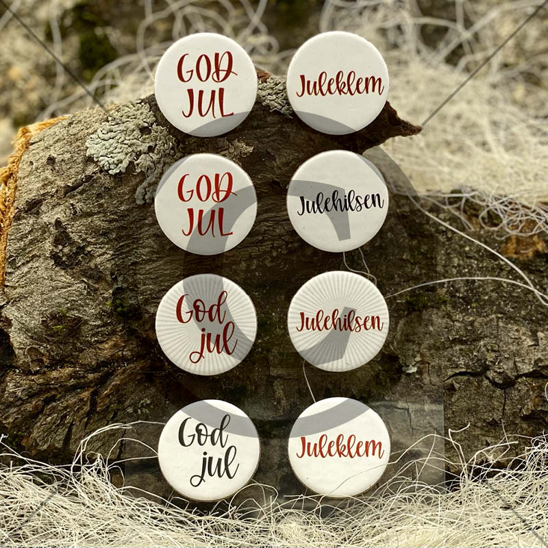 Papirdesign - Chipboard - Jul 004, hvit