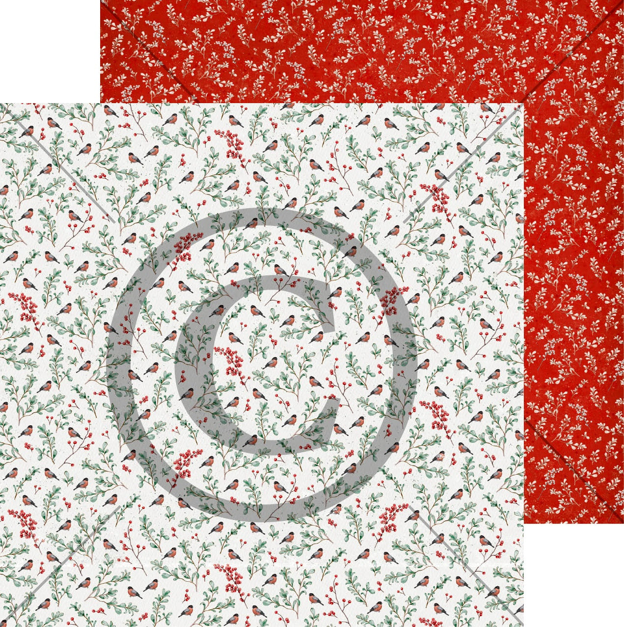 Papirdesign - Julestemning - Jul i skogen