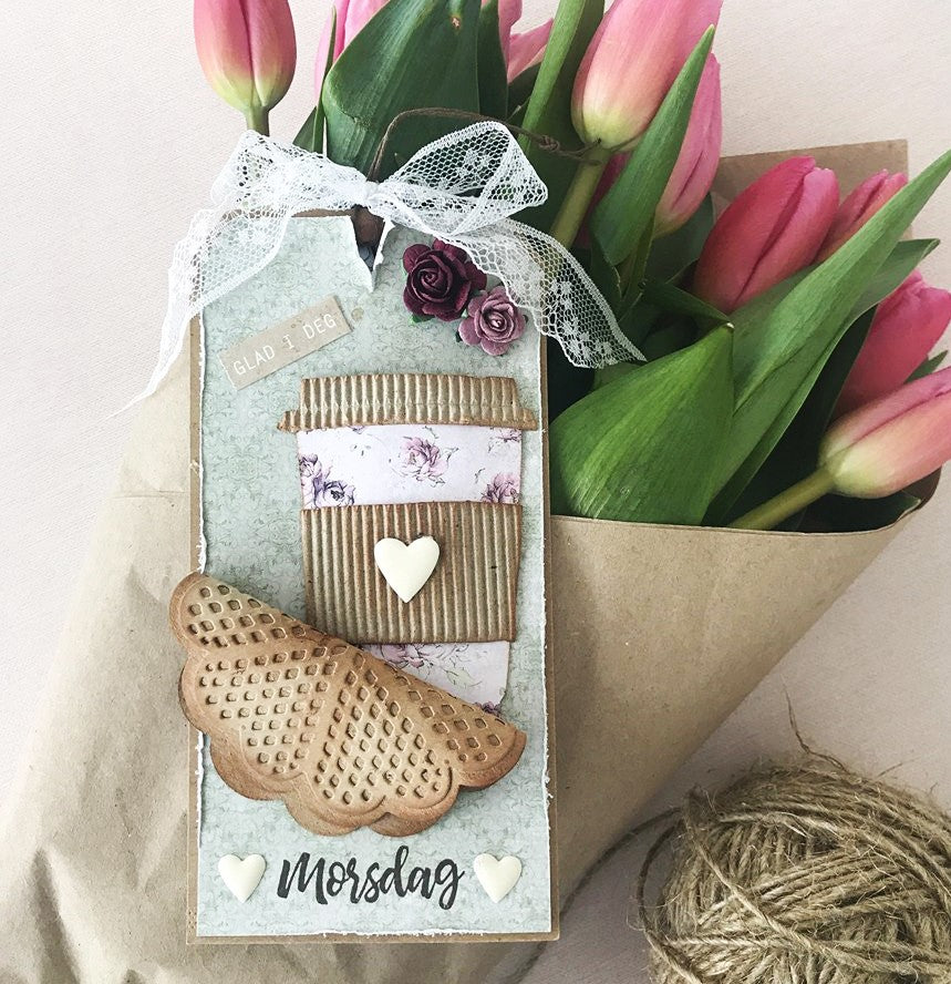 Papirdesign - Dies - Vaffel