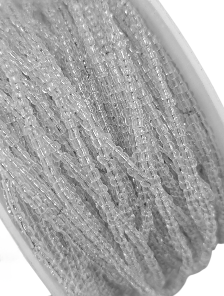 Edelweiss - Wire Glassperlebånd - Blank - (metervis)