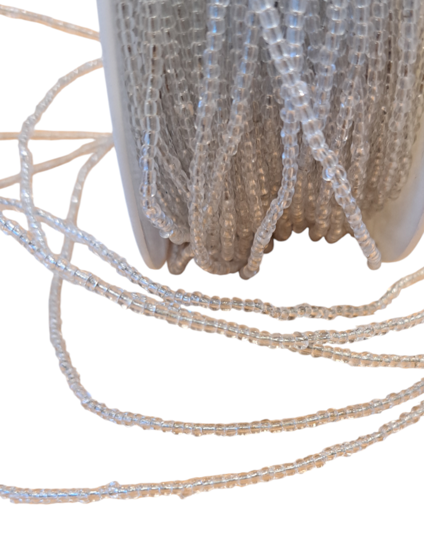 Edelweiss - Wire Glassperlebånd - Blank - (metervis)