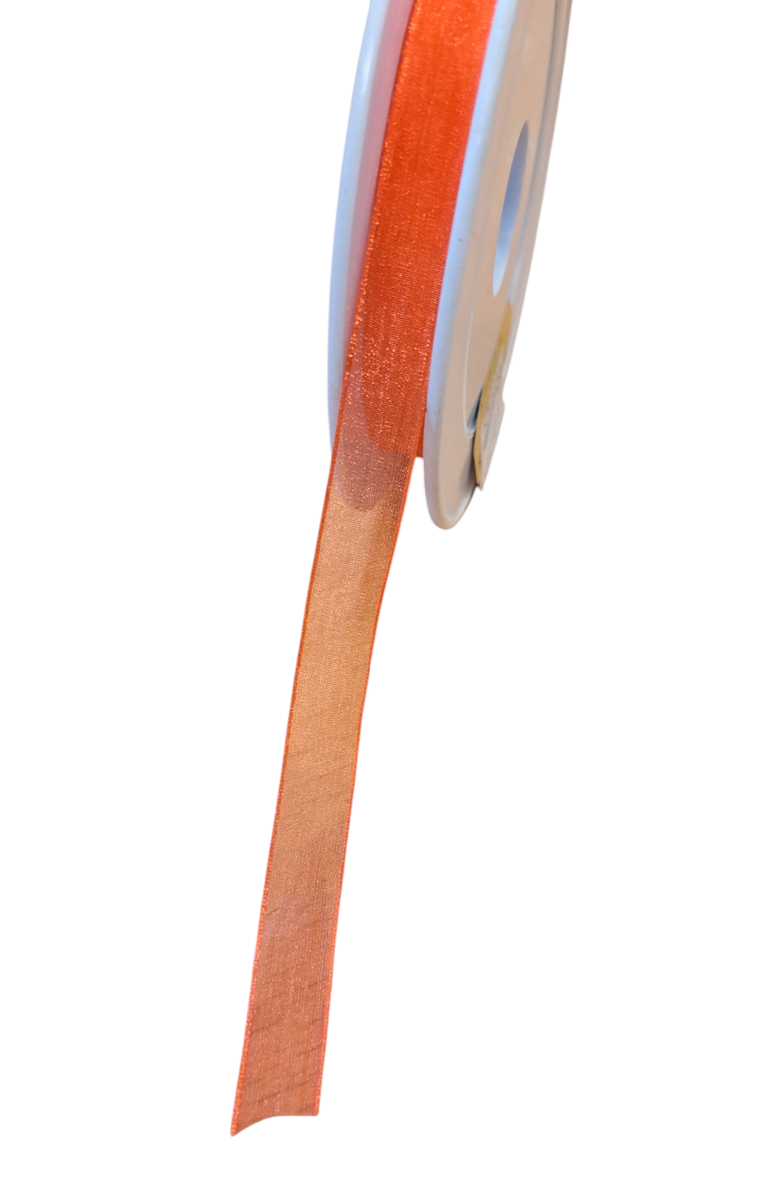 Bånd - Sheer - Organza - Rød/Orange - 1 cm - METERSVIS