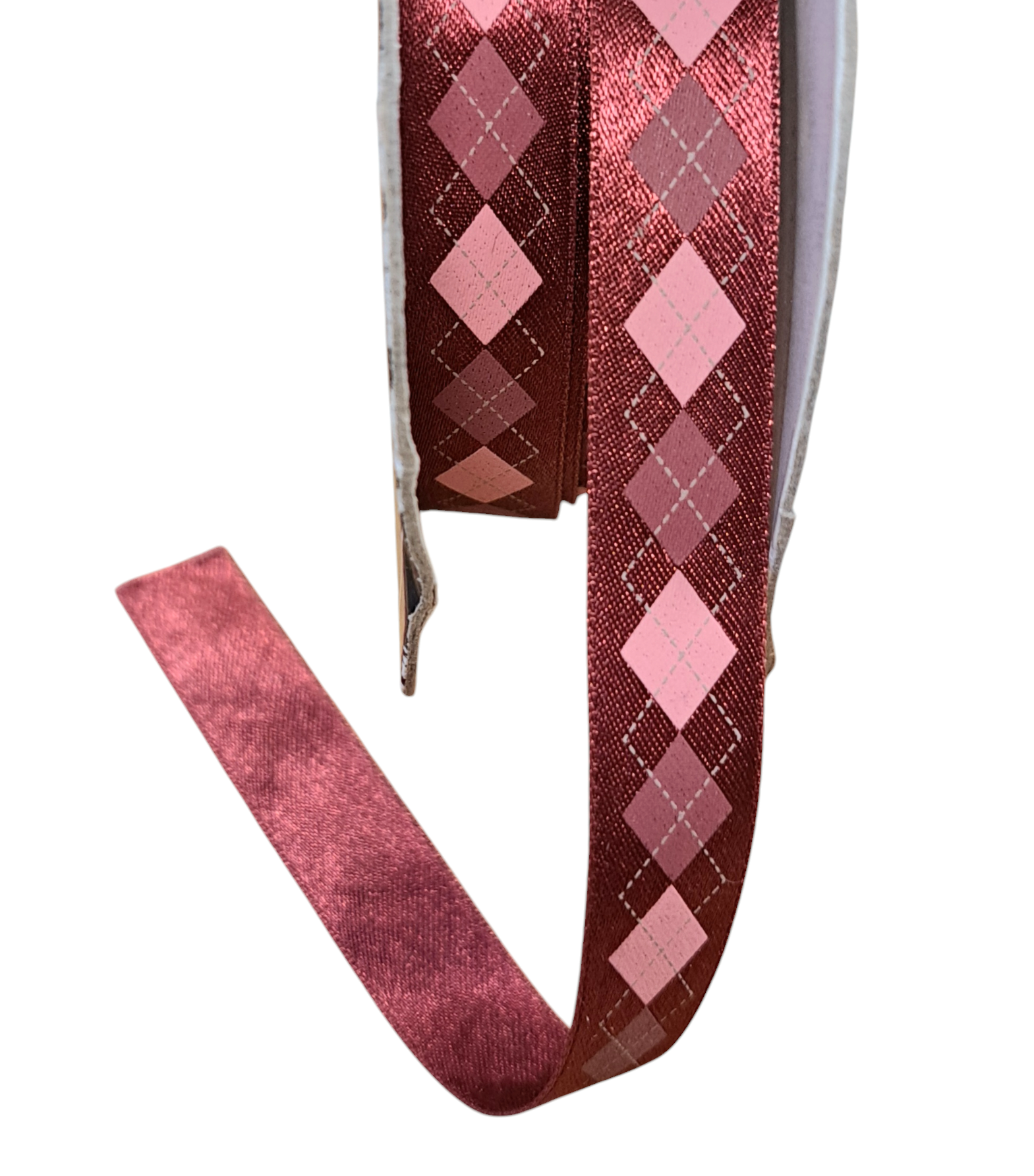 AMM - Satin Ribbon - Swanky Argyle (metersvis)