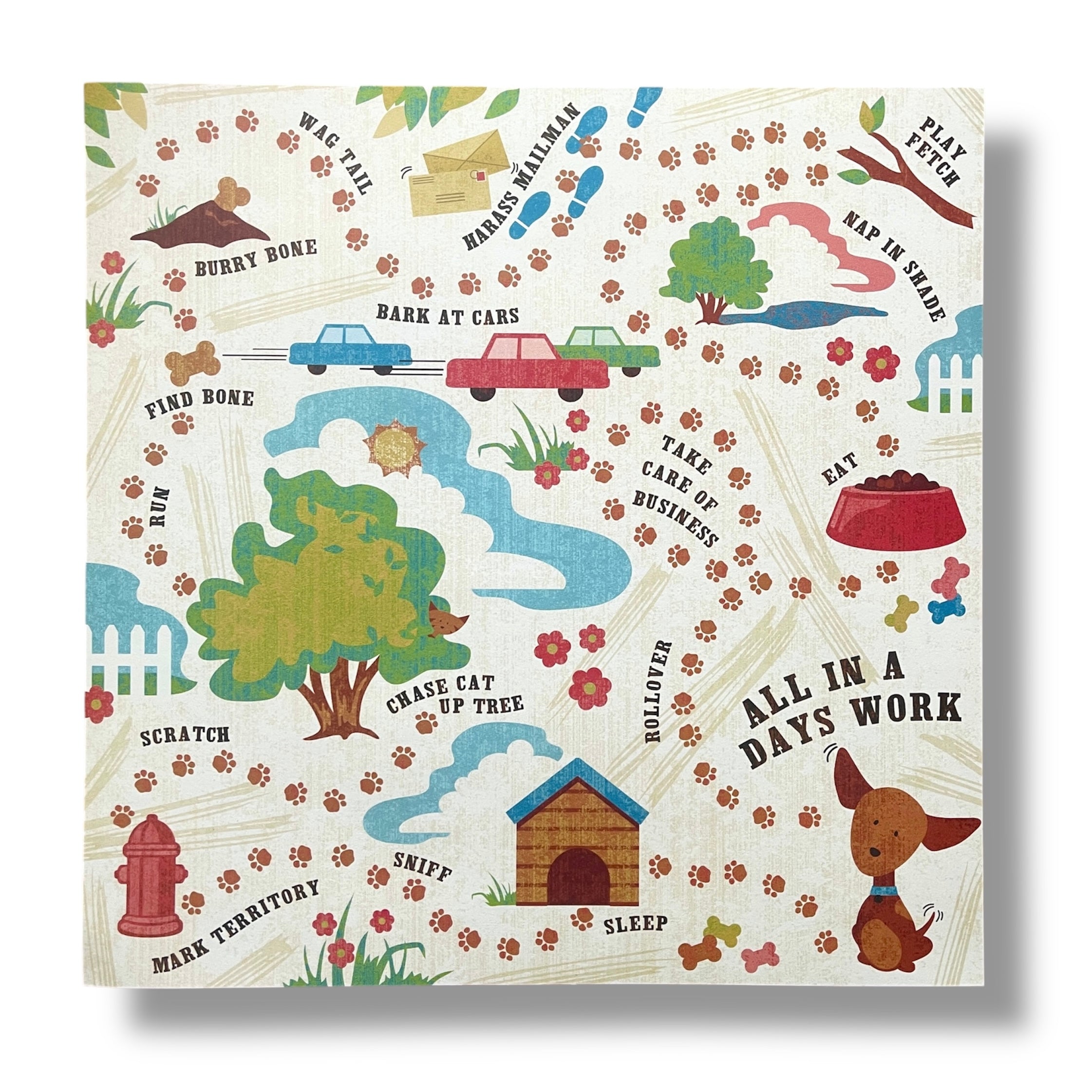 DCWV -  Pets  - It's a dogs day - 12 x12"