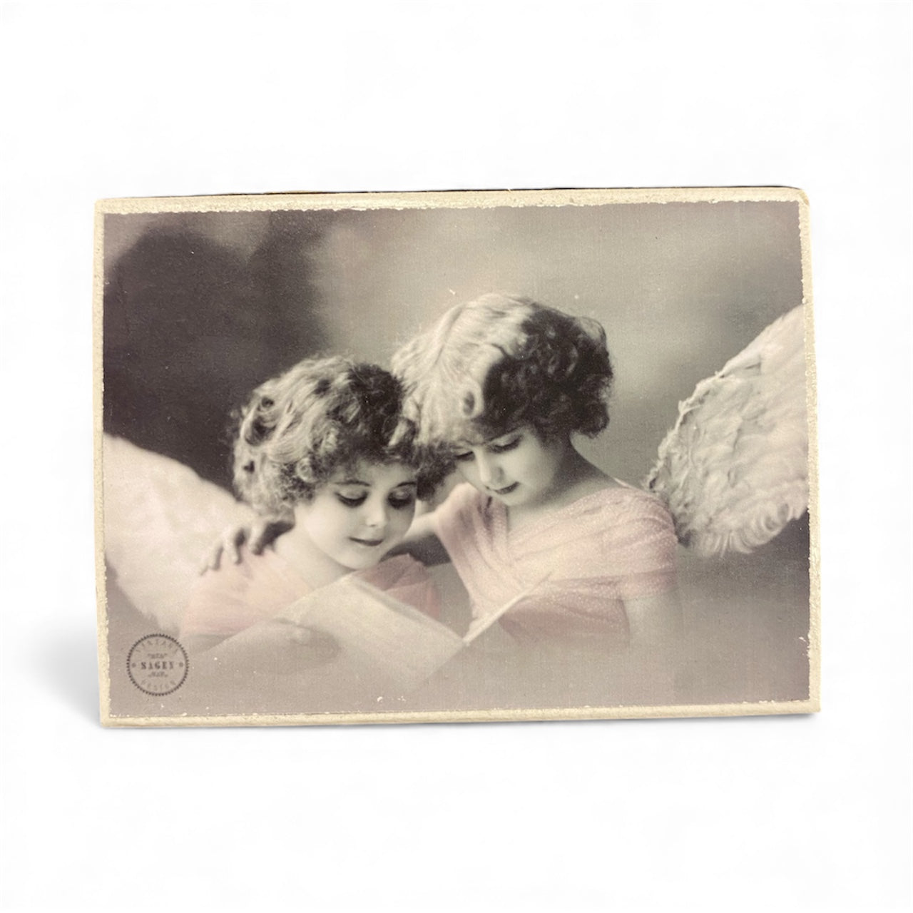 Sagen Vintage Design - Fyrstikkeske - Engler synger høyt i sky