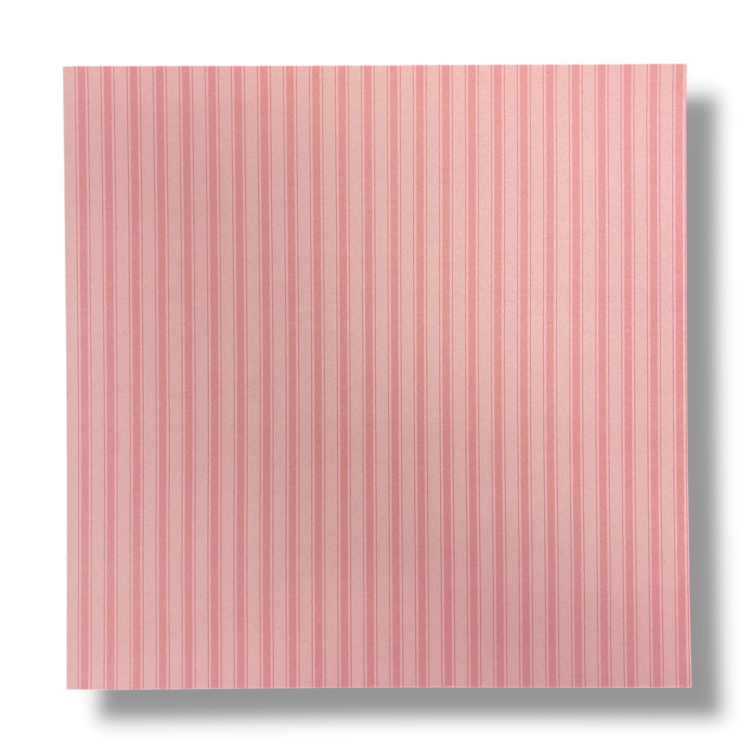 DCWV - Nursery Girl - Pink Stripe - 12 x 12"