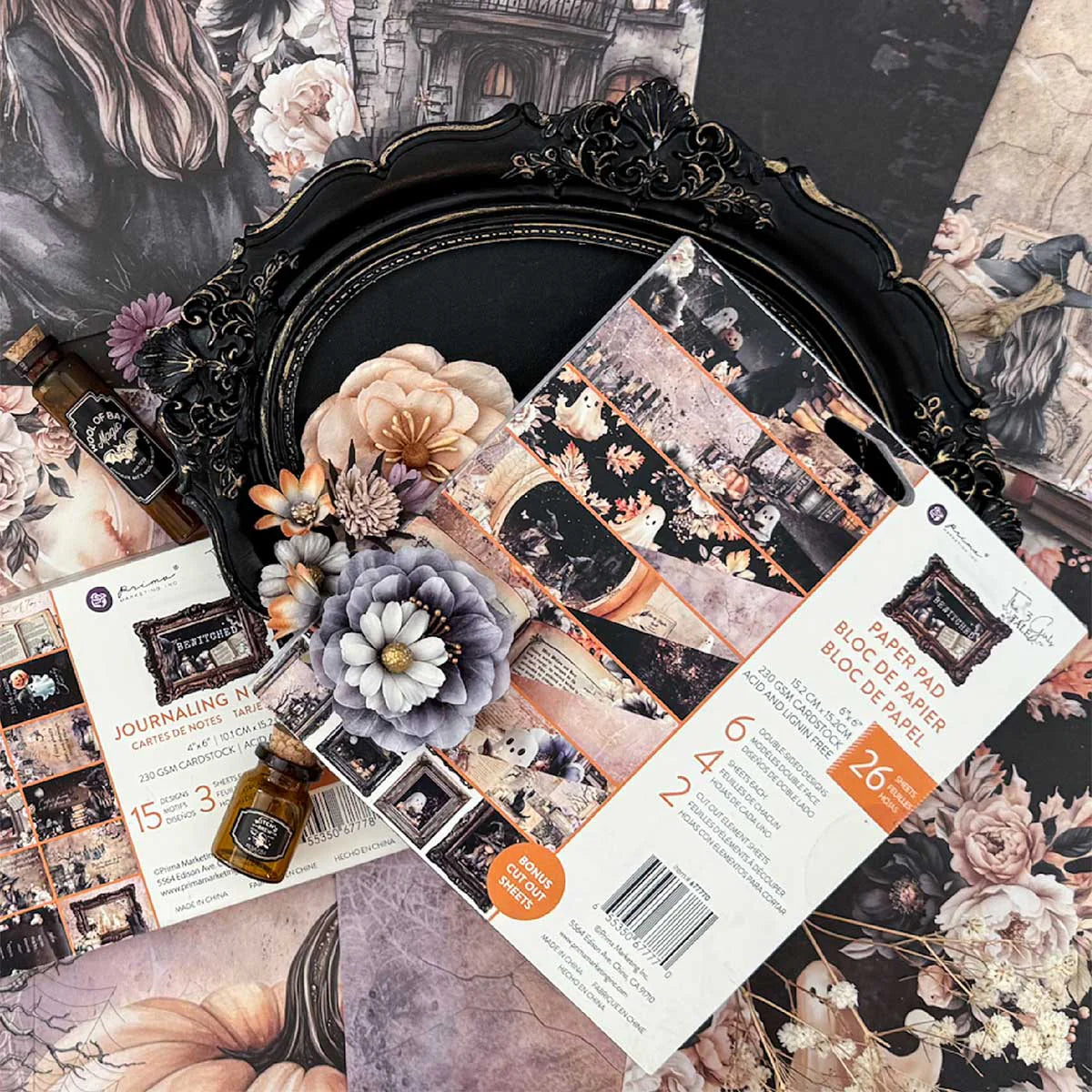 Prima Marketing - Bewitched 4 x 6 Journaling Cards