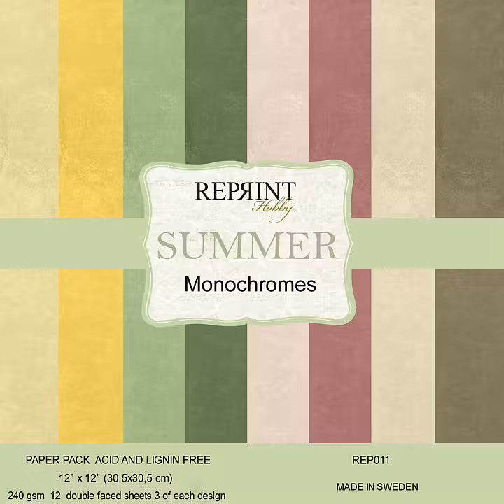 Reprint - Paperpack - Summer Collection - Monochromes
