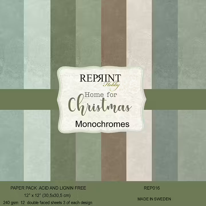 Reprint - Paperpack - Home for christmas - Monochromes