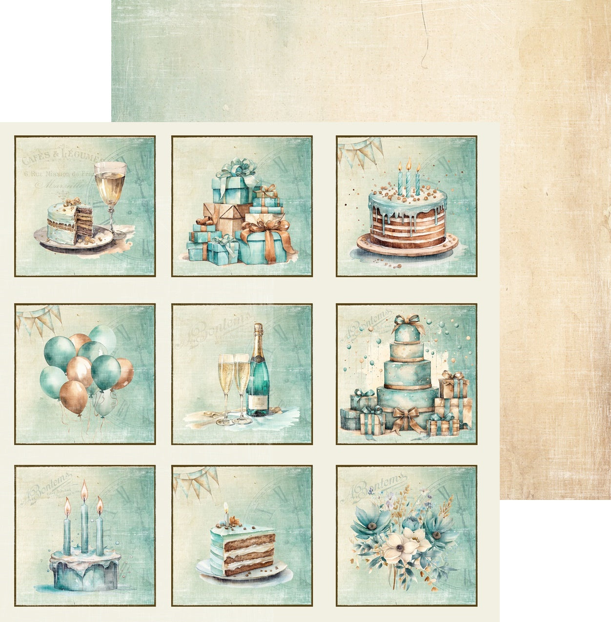 Reprint - Birthday  Collection Pack - 8 x 8"