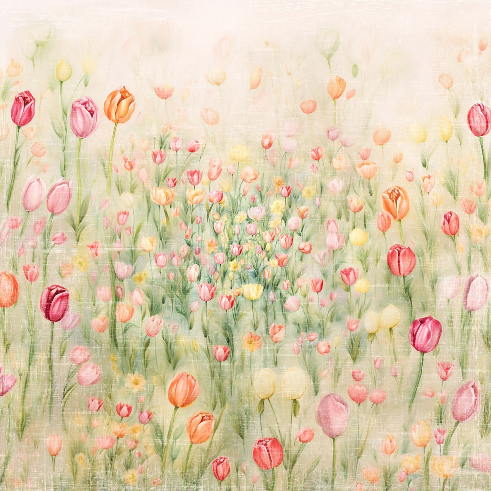 Reprint - Easter Collection - Tulips - 12 x 12"