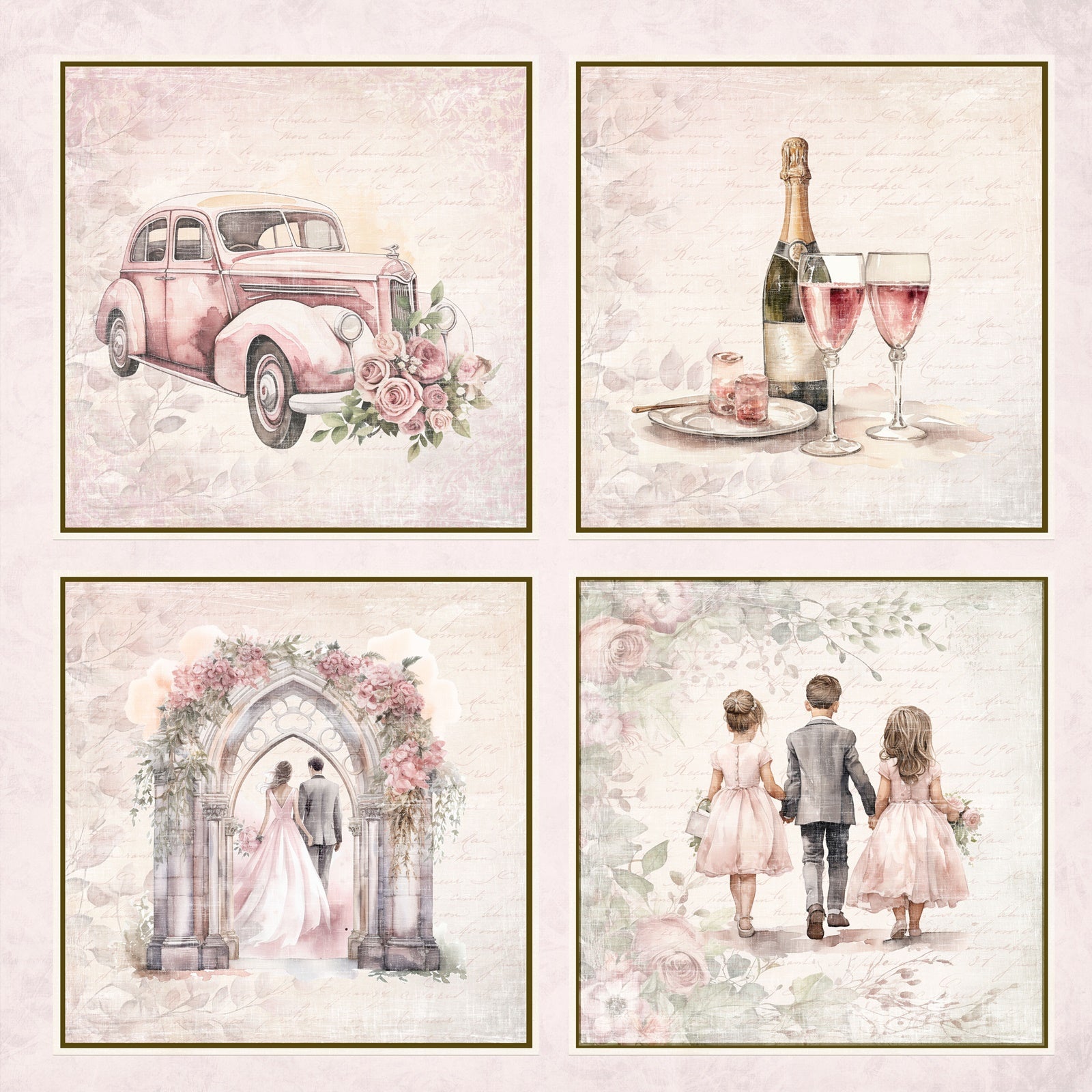 Reprint - Forever - Cards - 12 x 12"