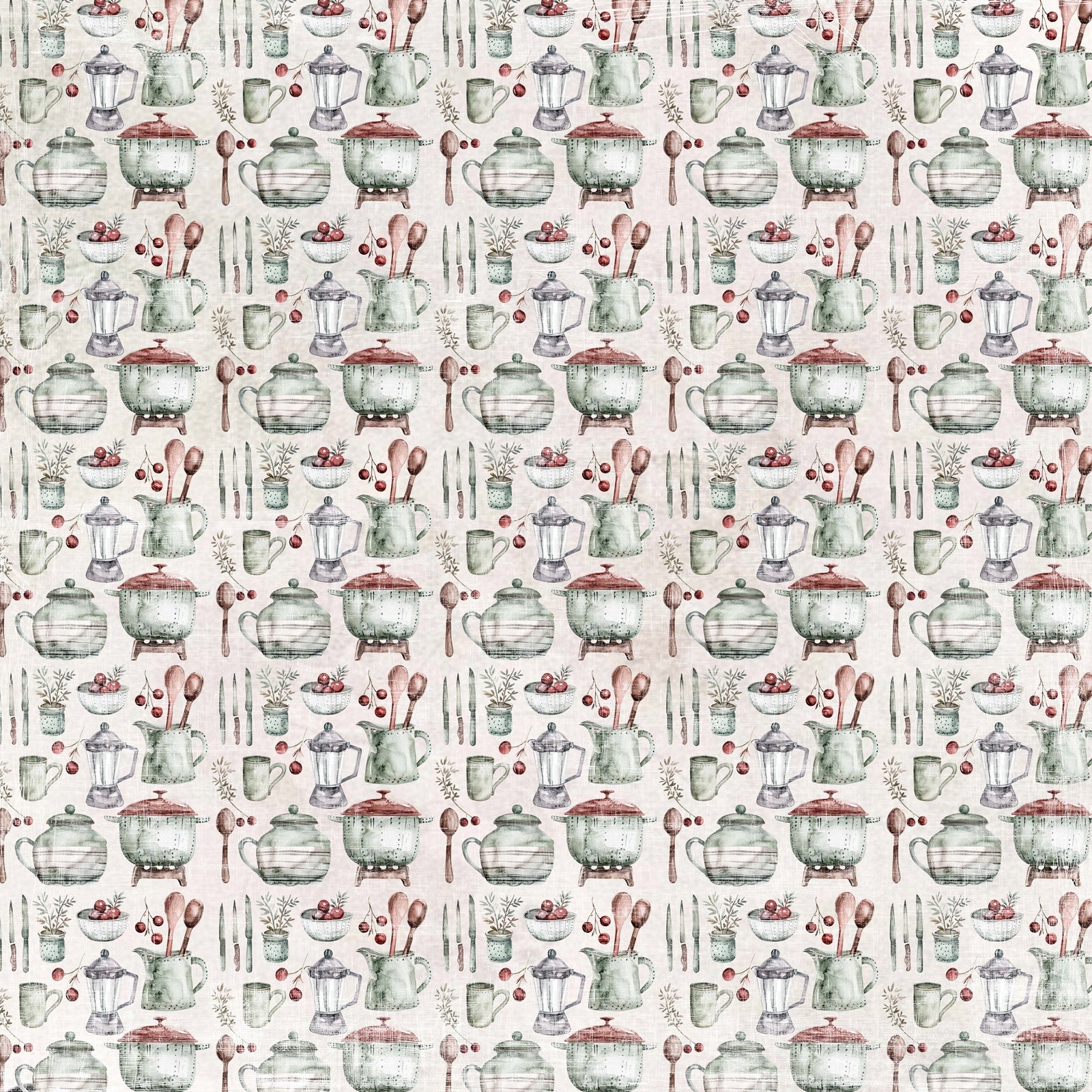 Reprint - Kitchen - Utensils - 12 x 12"