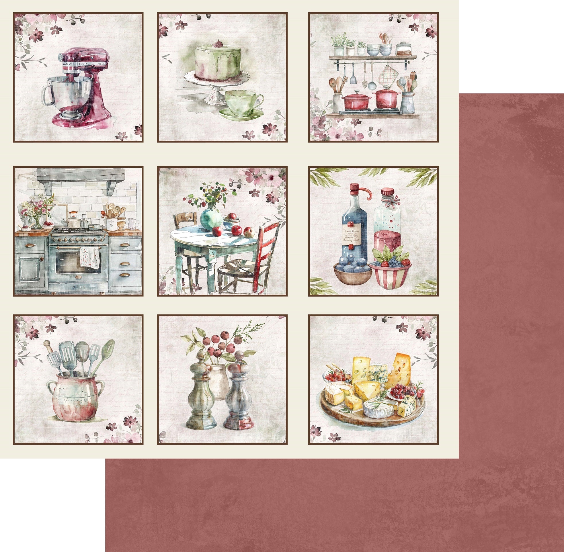 Reprint - Kitchen Collection Pack  - 6 x 6"