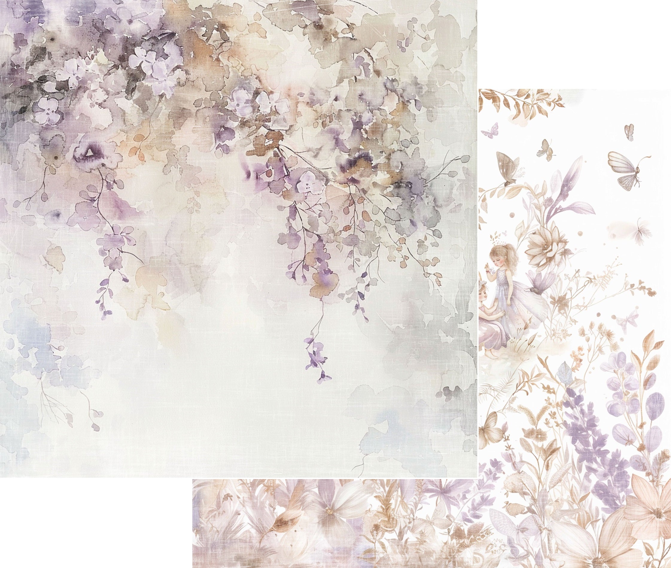 Reprint - Fairies - Wild Flowers - 12 x 12"