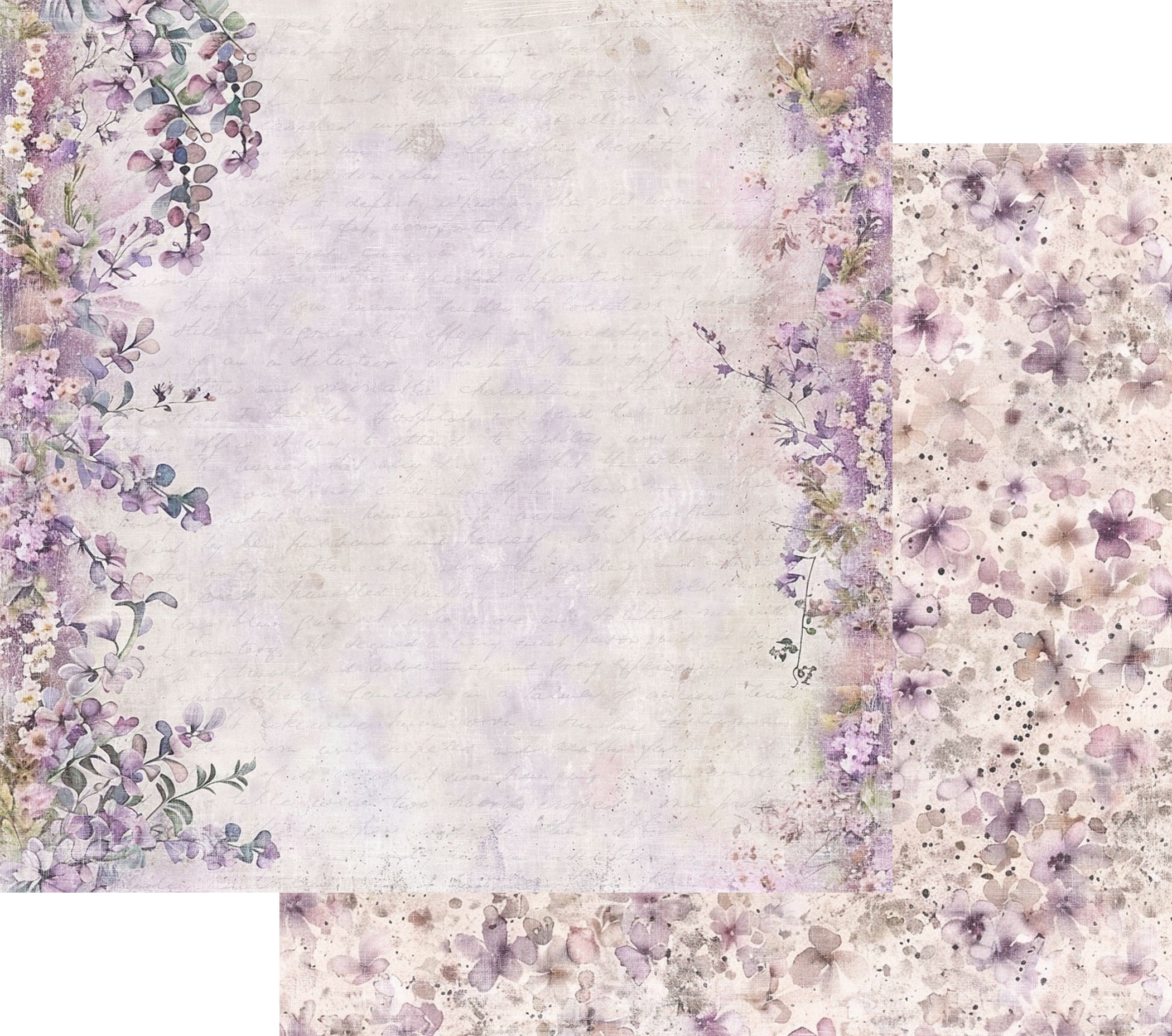 Reprint - Fairies - Small Flowers - 12 x 12"