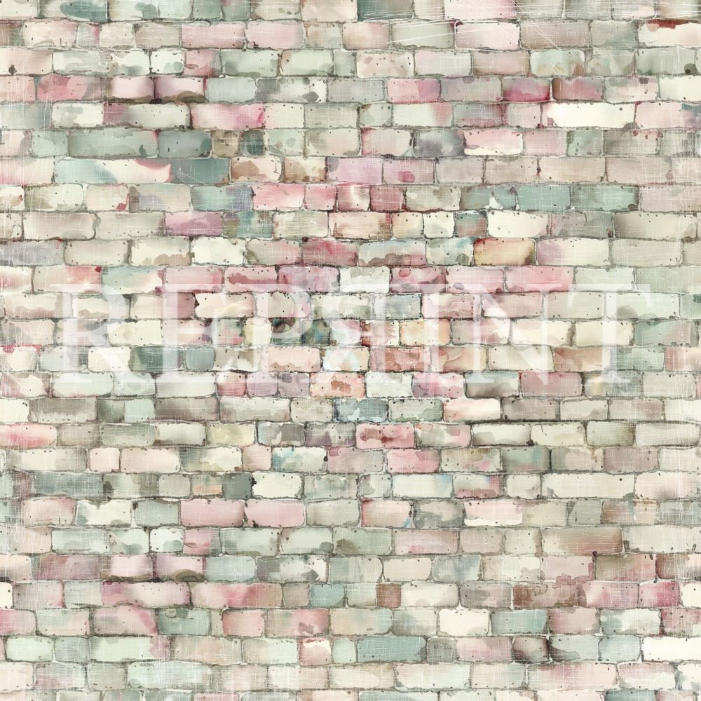 Reprint - Girly - Flower Vine - 12 x 12"