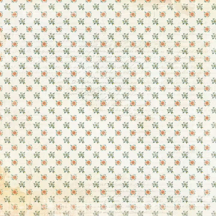 Reprint - The Beach - Dahlias - 12 x 12"