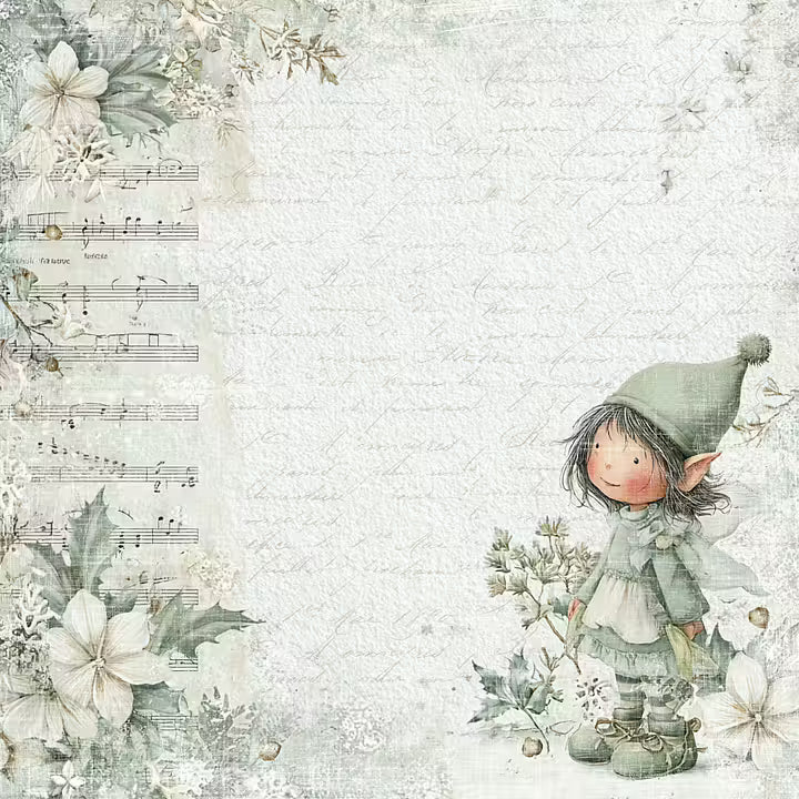 Reprint - Home for christmas - Elf - 12 x 12"