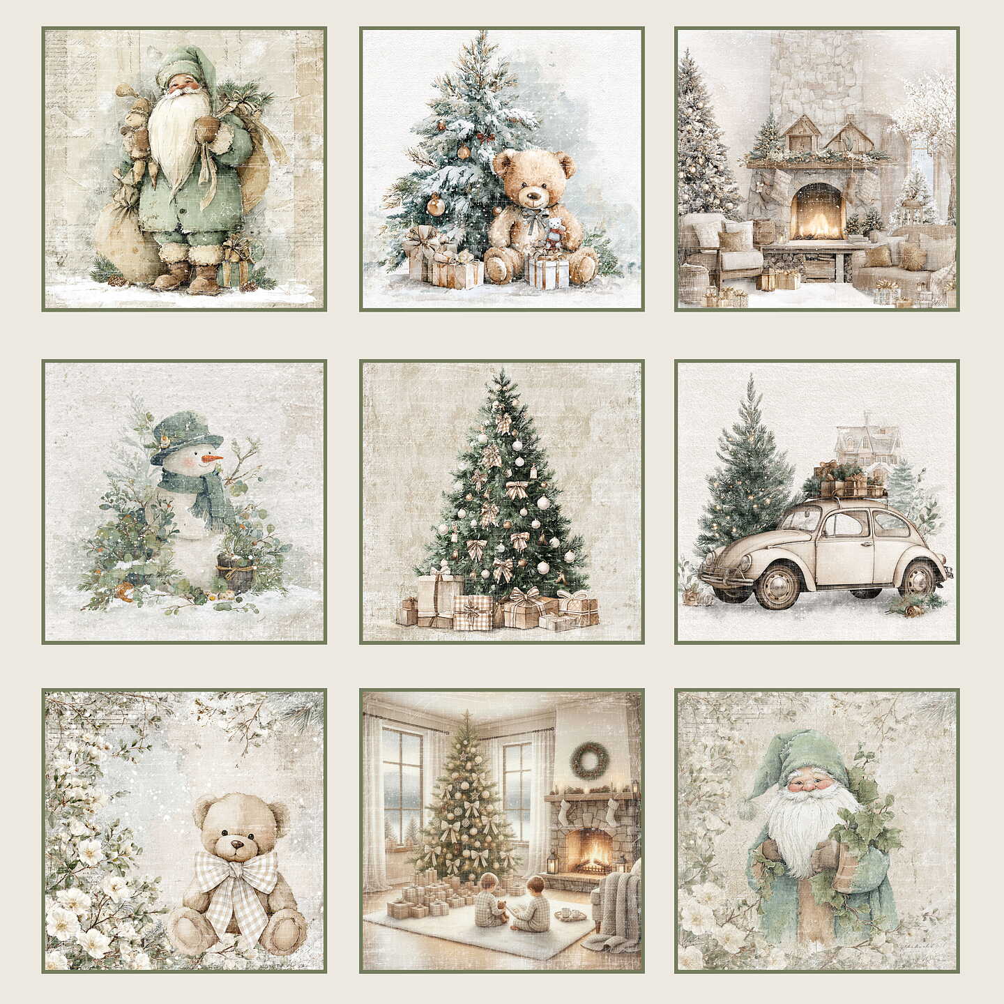 Reprint - Cozy Christmas Collection - Collection Pack - 12 x 12"