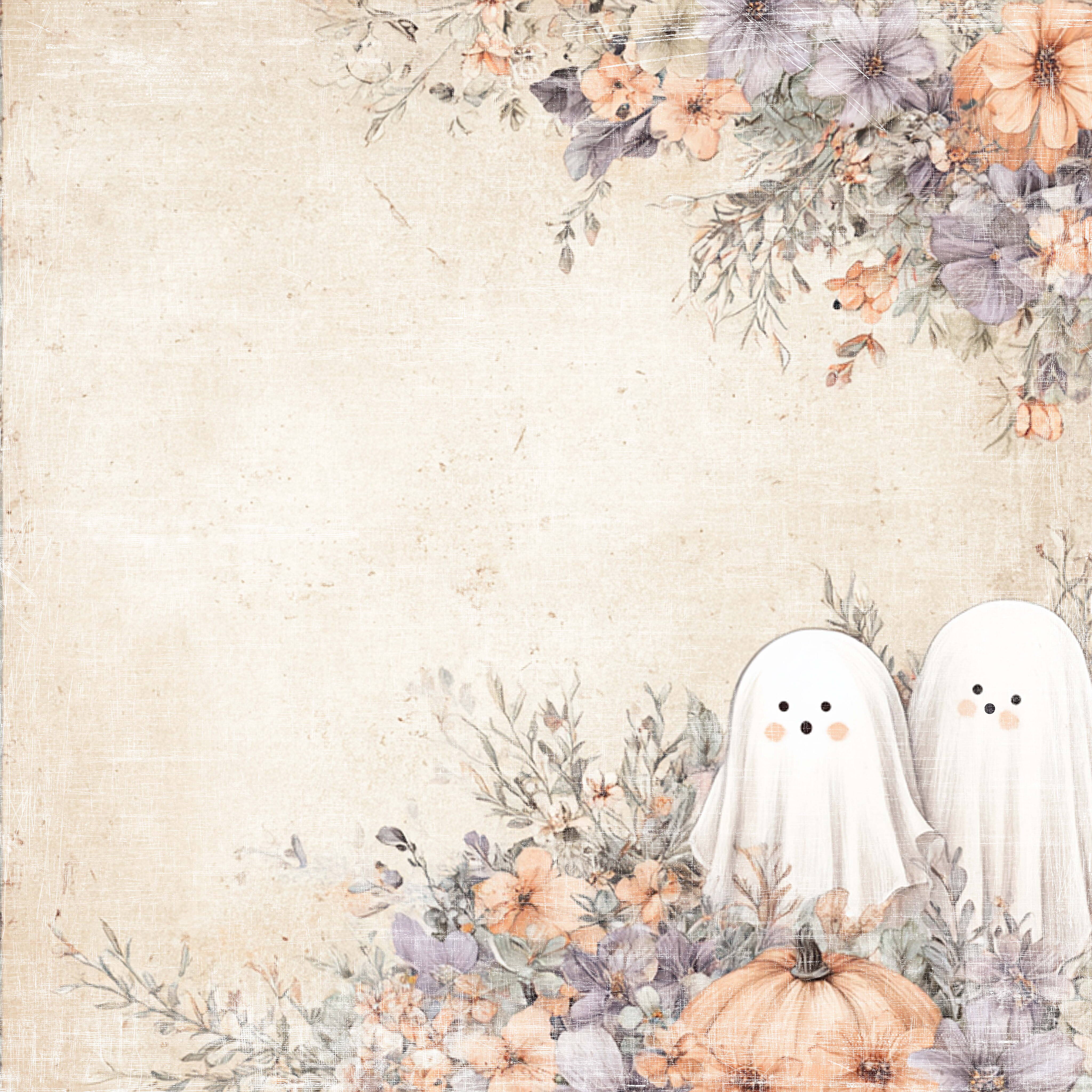 Reprint - Enchanted Halloween Collection - Spooky Harvest - 12 x 12"