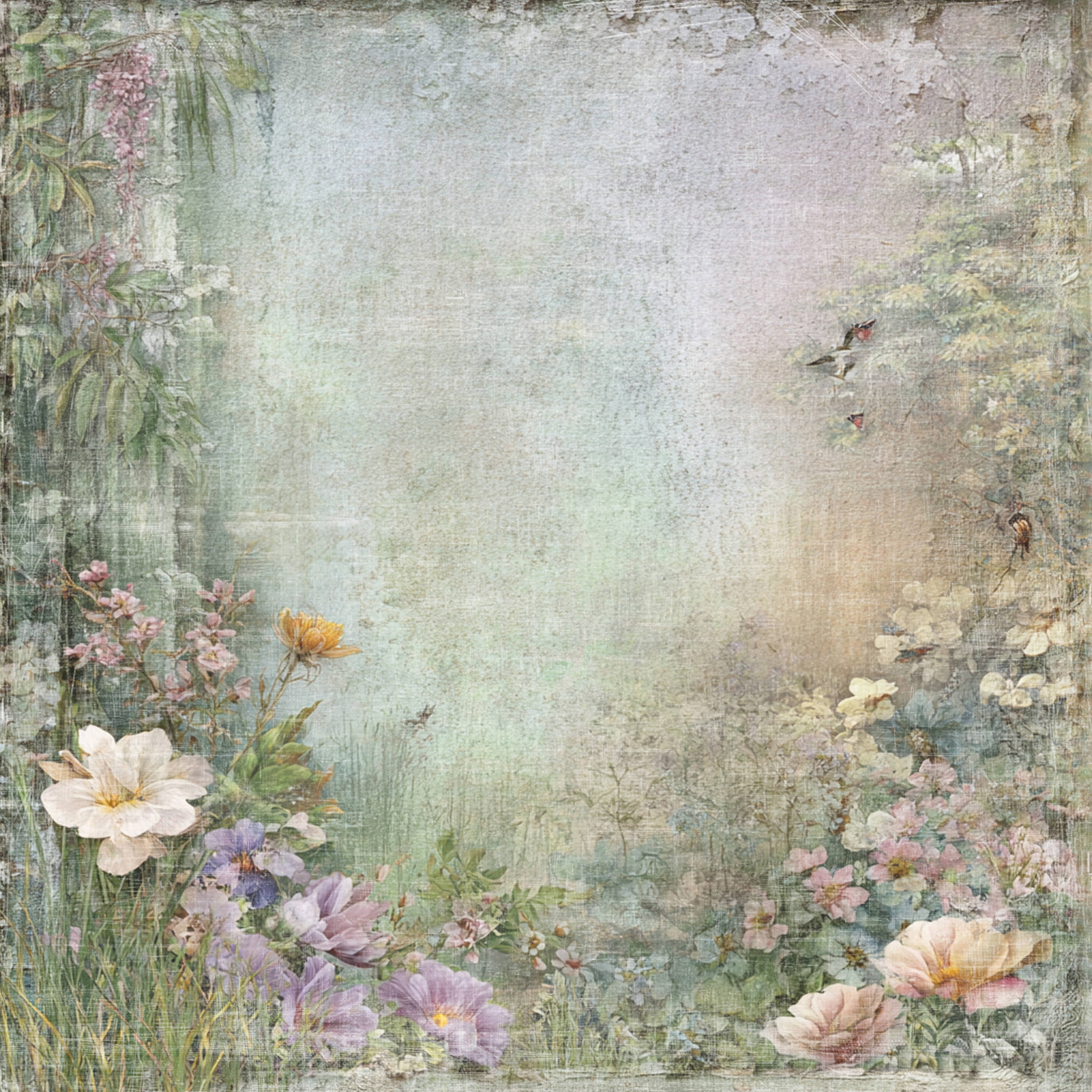 Reprint - Hidden Magic Collection - Dreamers Garden - 12 x 12"