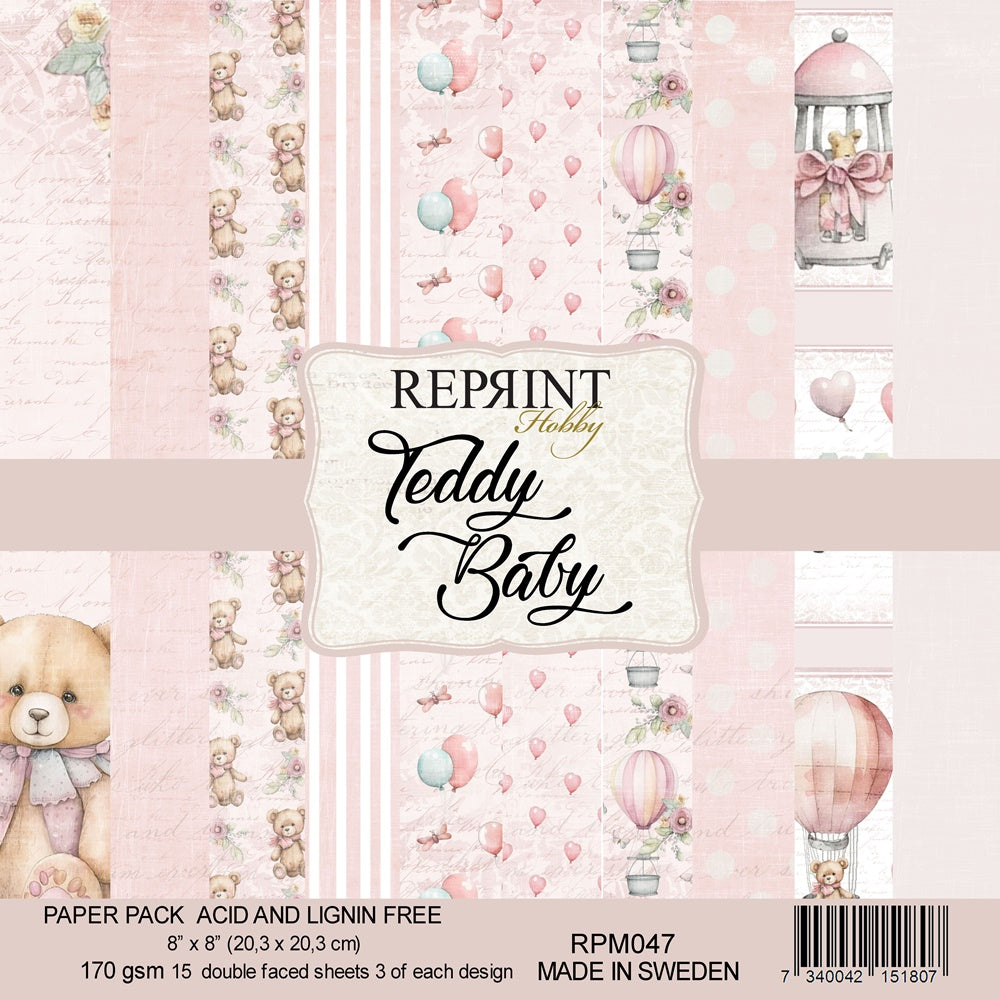 Reprint - Teddy Baby - Collection Pack - 8 x 8"