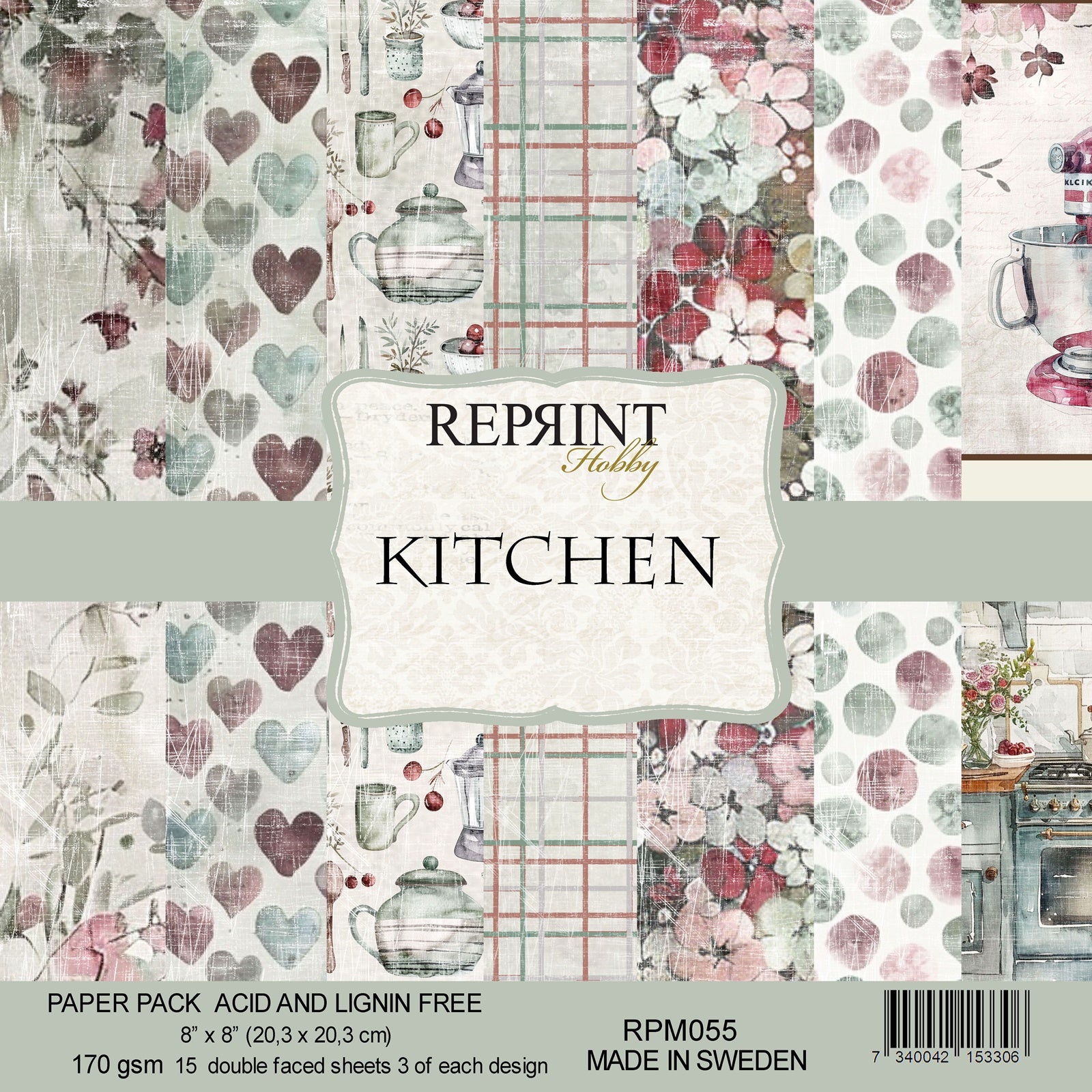 Reprint - Kitchen Collection Pack - 8 x 8"
