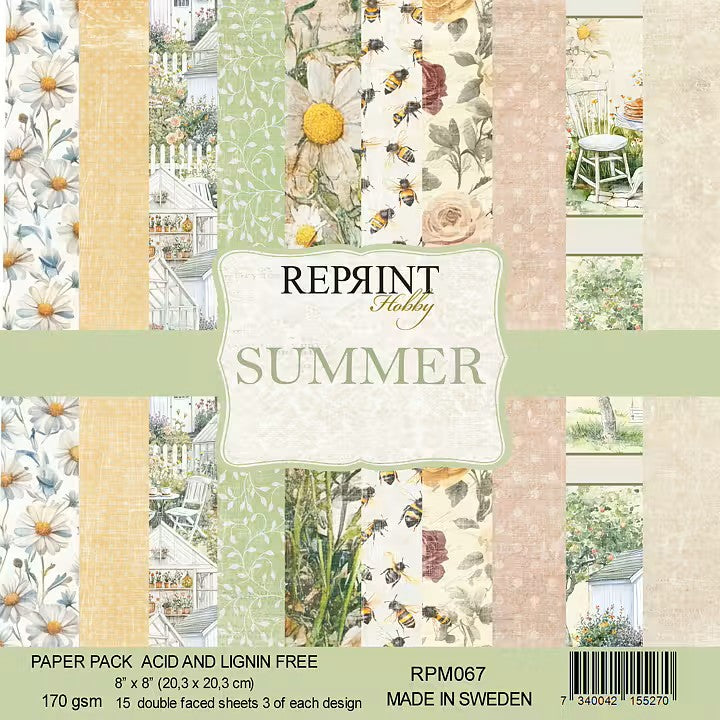 Reprint - Summer Collection - 8 x 8"