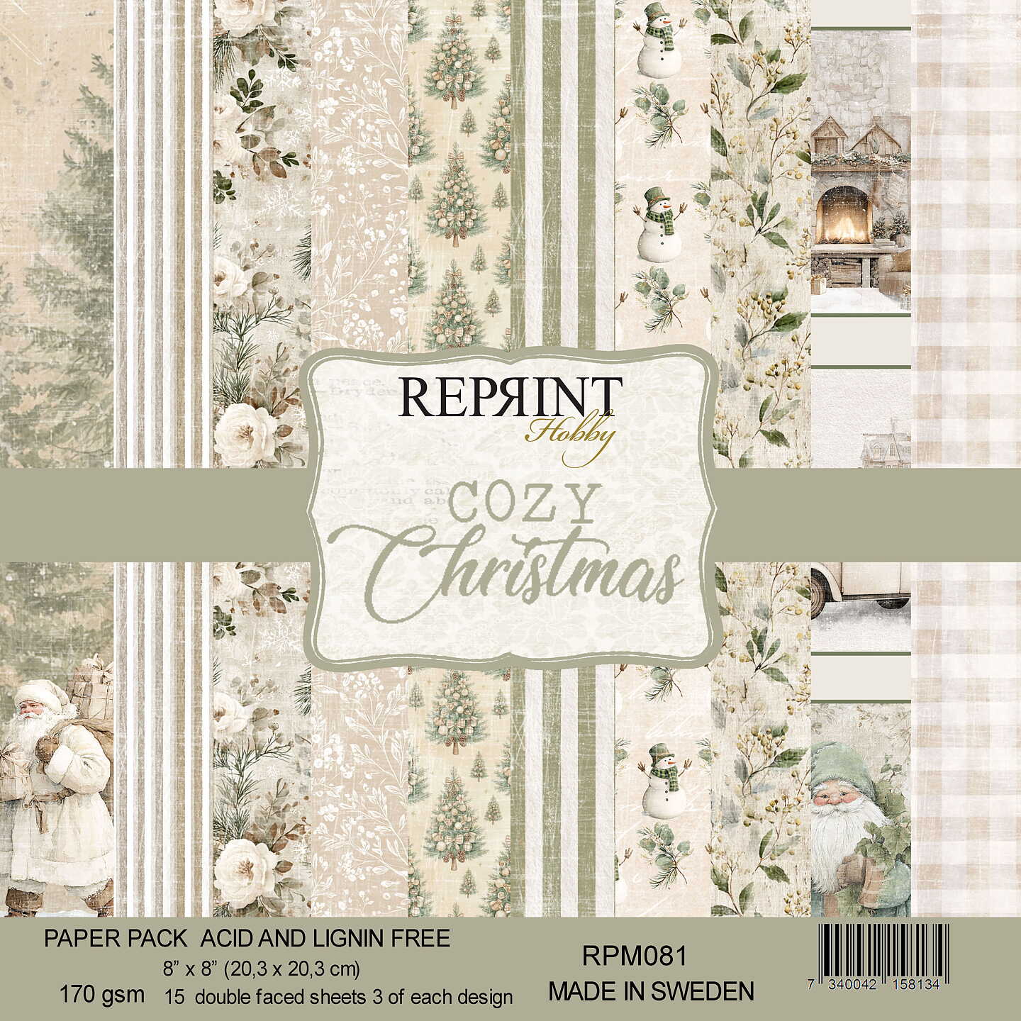 Reprint - Cozy Christmas Collection - Collection Pack - 8 x 8"