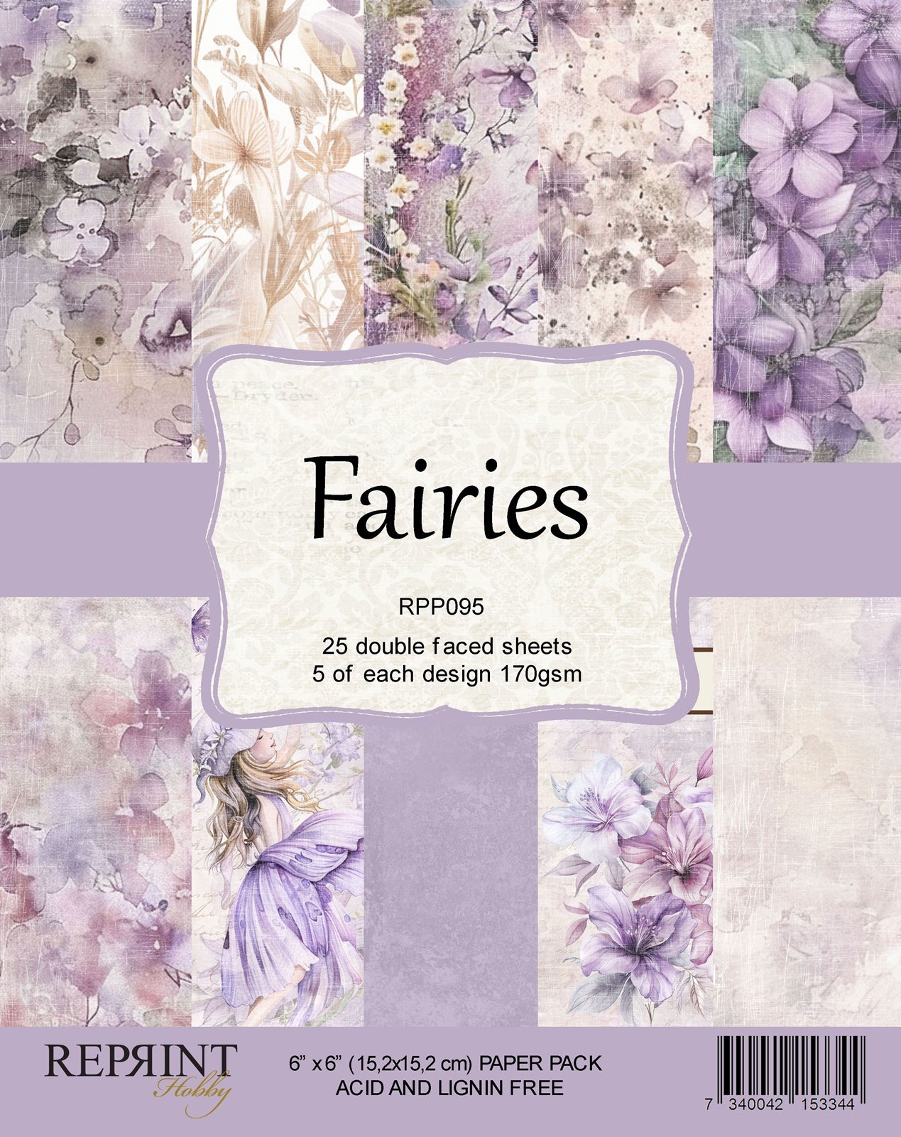 Reprint - Fairies Collection Pack  - 6 x 6"