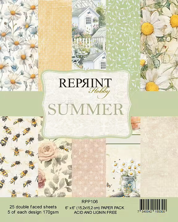 Reprint - Summer Collection - 6 x 6"