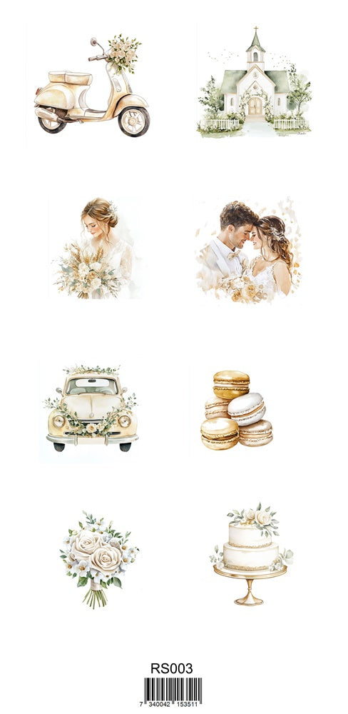 Reprint - Marry me - Paper Stickers