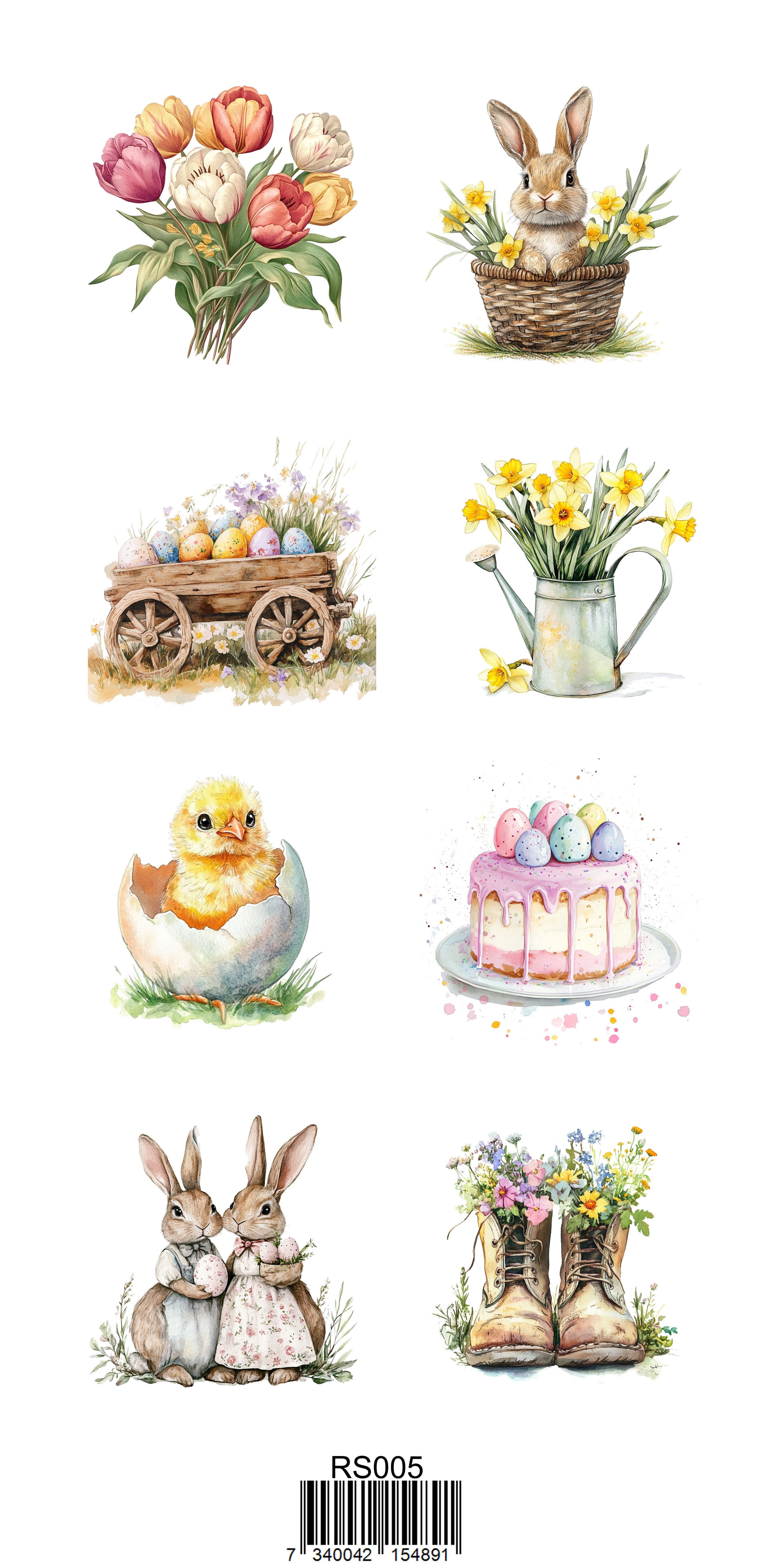 Reprint - Hello Easter - Paper Stickers