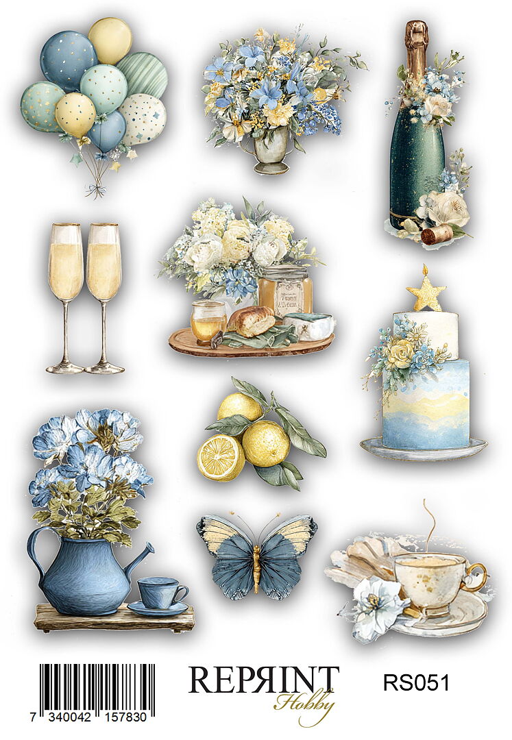 Reprint - Summer Meadow Collection - Summer Meadow - Paper Stickers