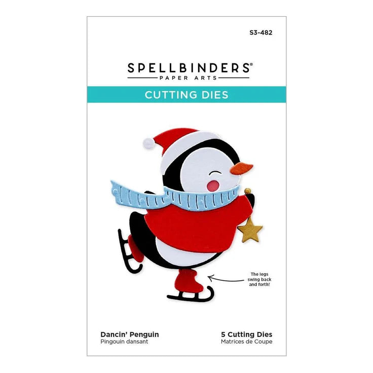 Spellbinders - Dies - The Dancin' Christmas Collection - Dancin' Penguin