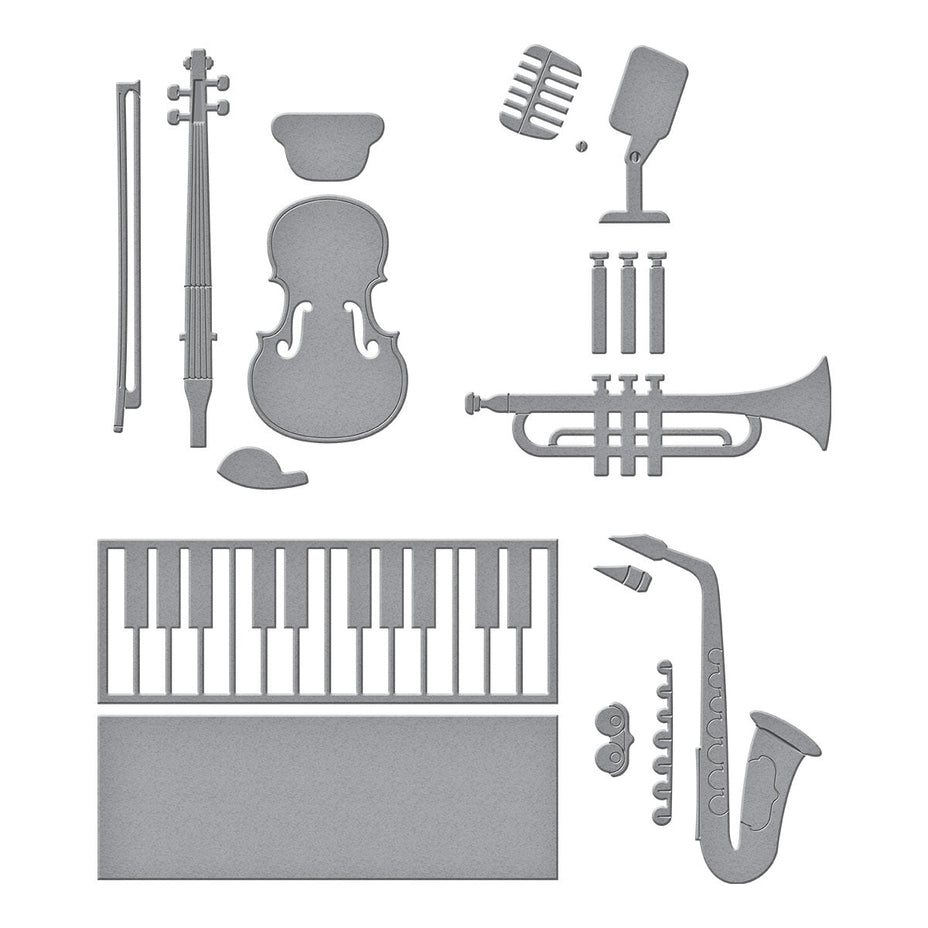 Spellbinders - Dies - Mini Musical Instruments