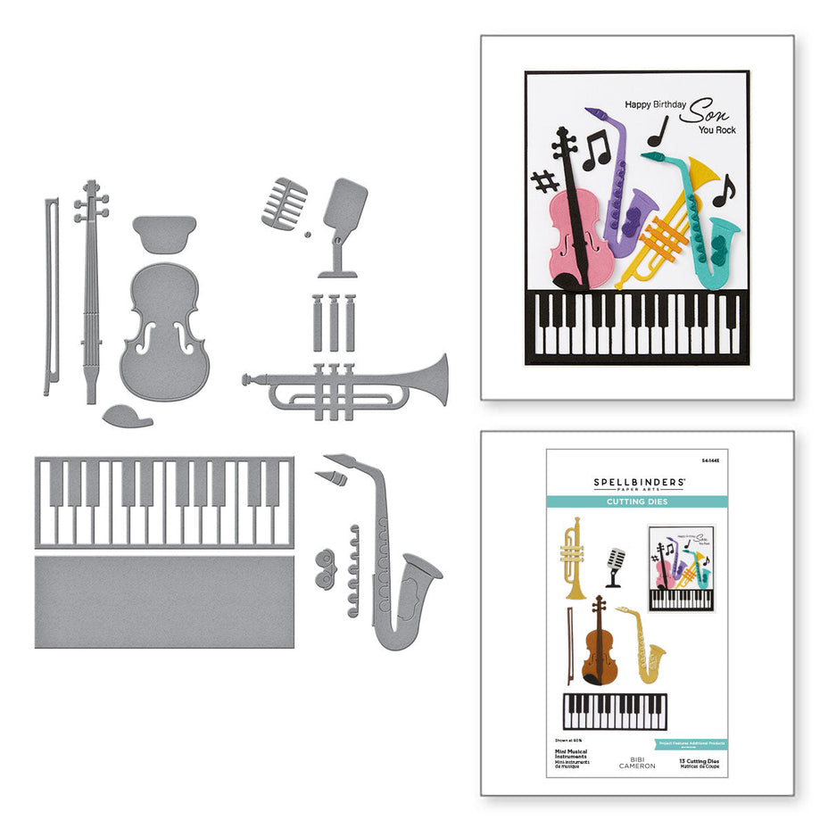 Spellbinders - Dies - Mini Musical Instruments