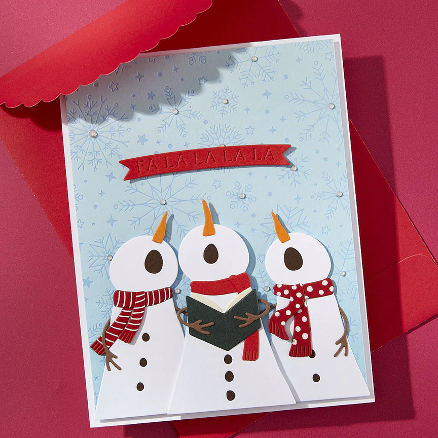 Spelbinders - BetterPress plate - Snowfall Shimmer